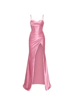 Satin Corset Dress