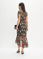 Joseph Ribkoff - Floral Embroidered Dress