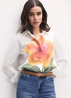 Joseph Ribkoff - Floral Placement Print Blouse