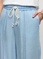 Pull-On Wide Leg Pants