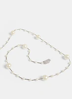 Pearl Y-Shaped Necklace