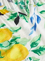 Lemon Flutter Sleeve Blouse