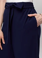 Pantalon ceinturé à enfiler