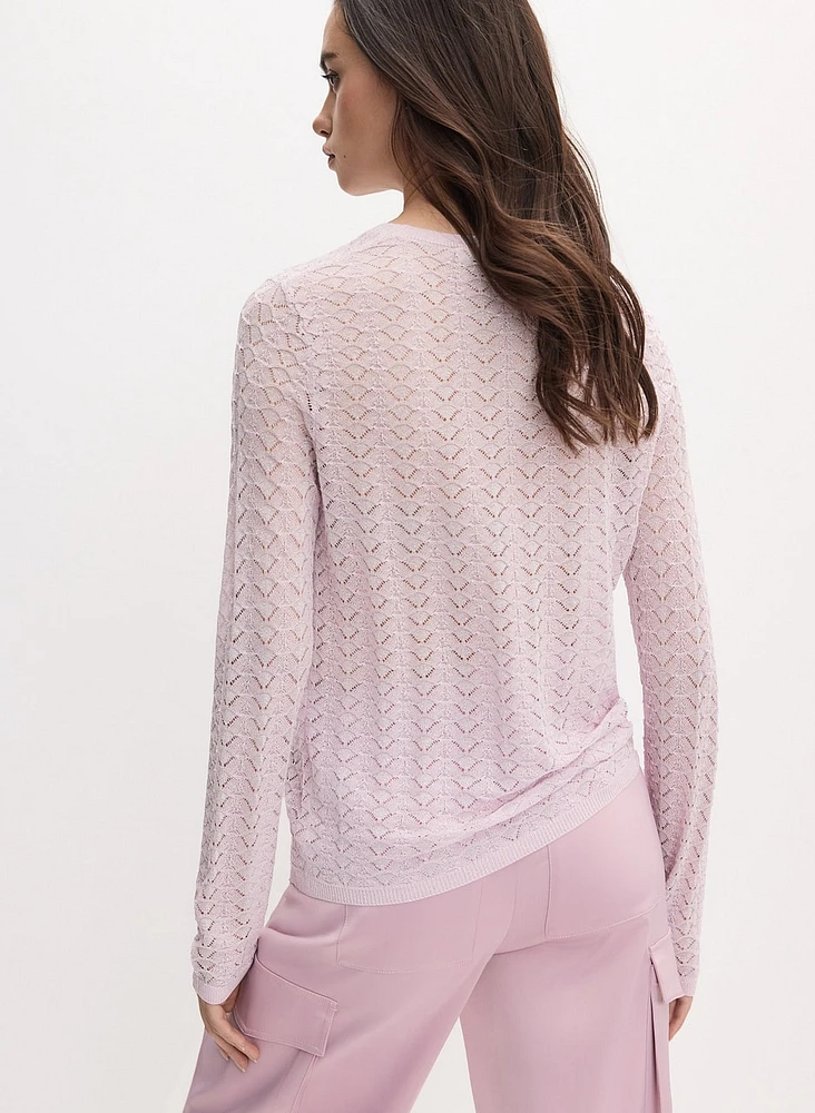 Open Knit Sweater