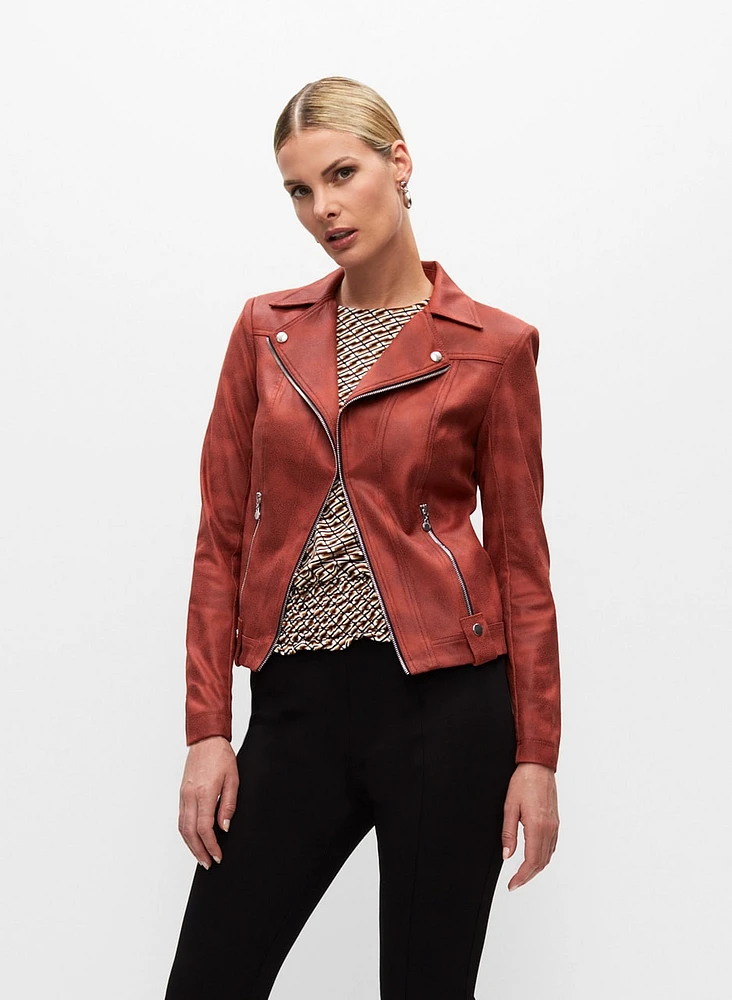 Vex - Zipper Detail & Notch Collar Jacket