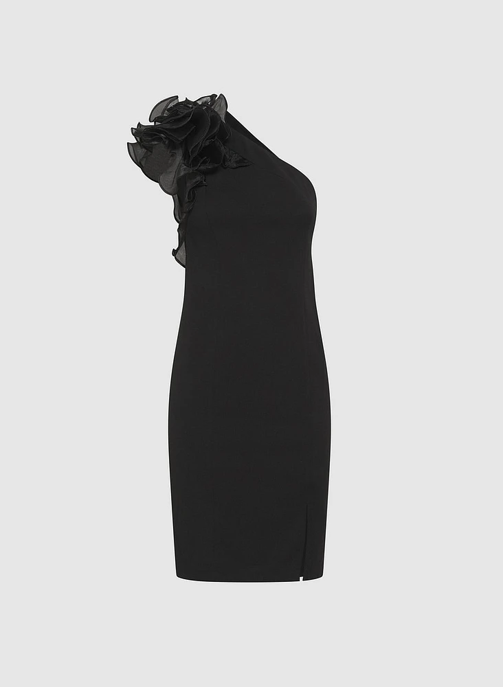 Robe à bretelle unique