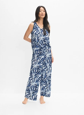 Palm Print Pyjama Set