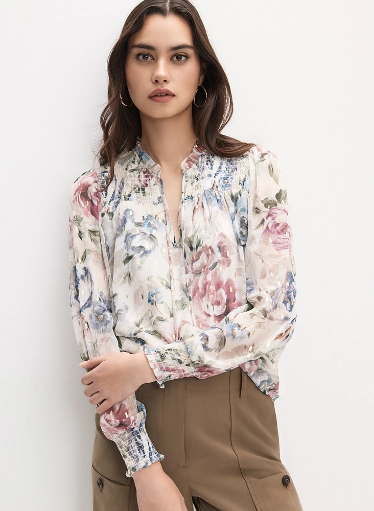 Floral Print Blouse