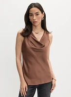 Joseph Ribkoff - Cowl Neck Satin Blouse