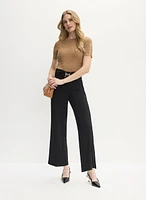 Pull à manches courtes et pantalon gaucho