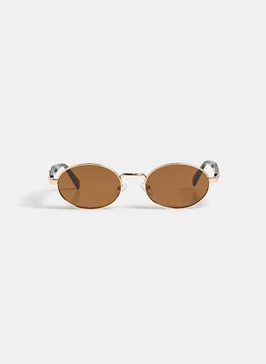 Lunettes de soleil ovales