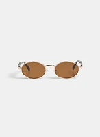 Oval Metal Sunglasses