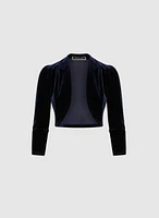 Open Velvet Bolero