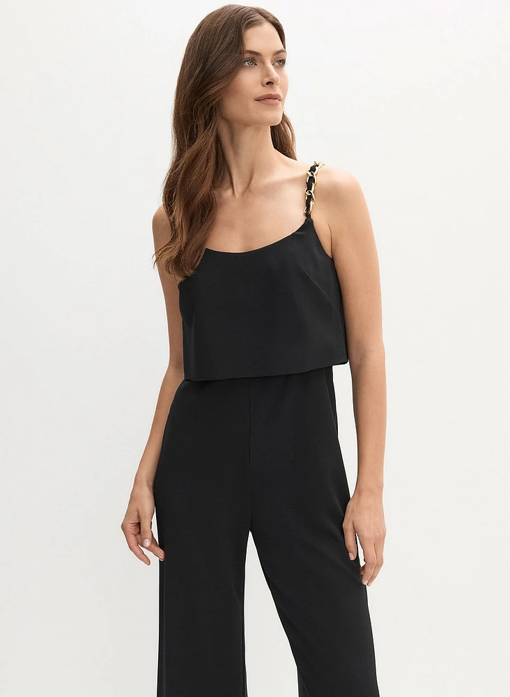 Adrianna Papell - Chain Strap Jumpsuit