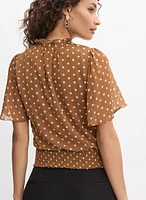 Blouse à pois