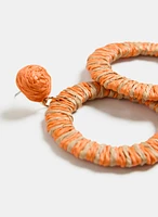 Raffia Ring Earrings