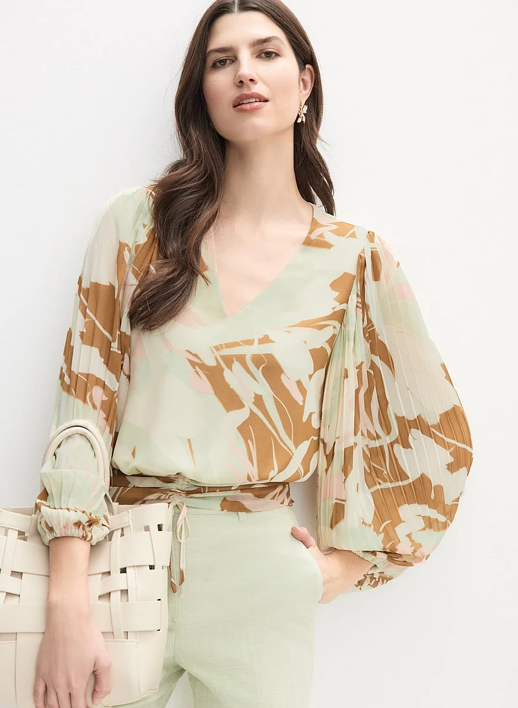 Floral Chiffon Blouse