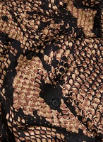 Snakeskin Print Dress