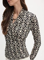 Abstract Print Top