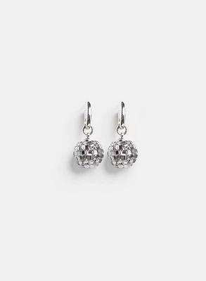 Crystal Ball Drop Earrings