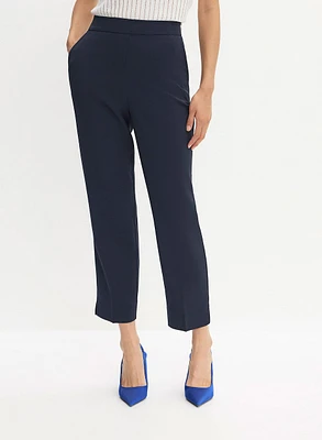 Side Zipper Straight Leg Pants