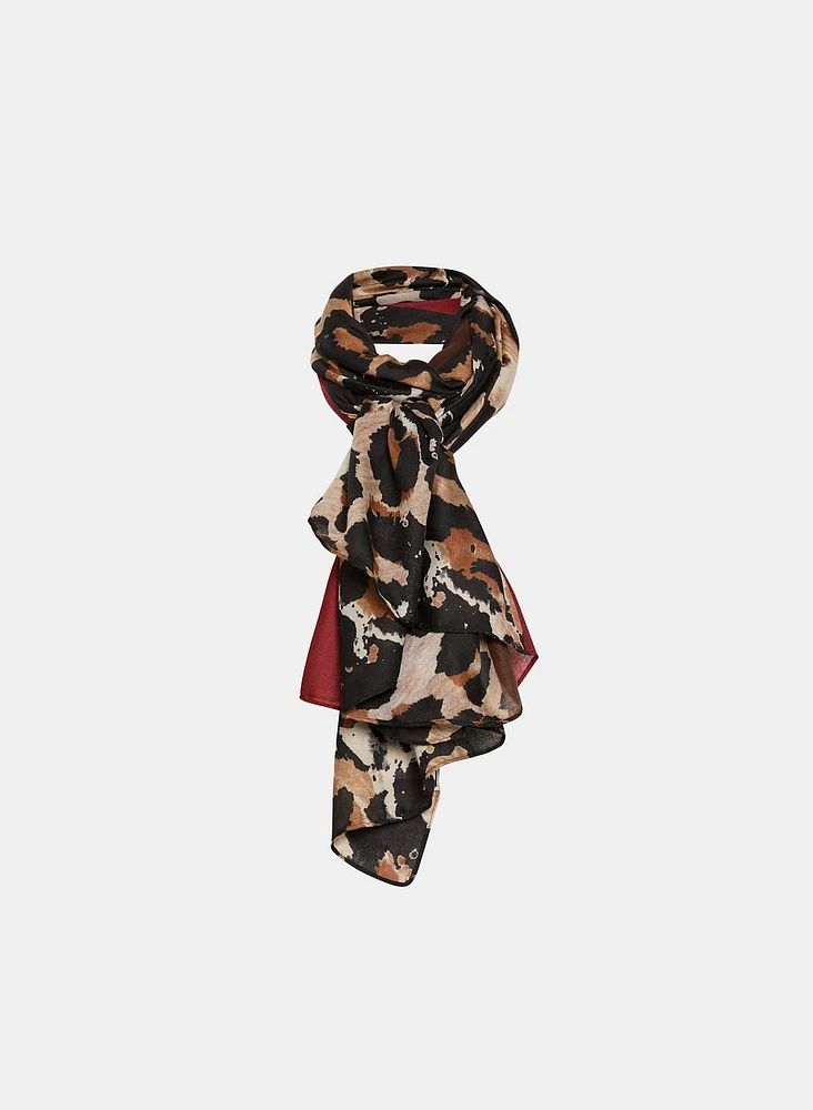 Foulard à motif animal