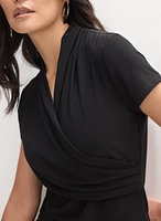 Joseph Ribkoff - Shawl Neck Wrap Top