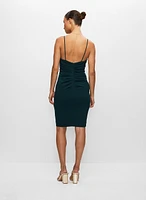 Deep V-Neck Dress