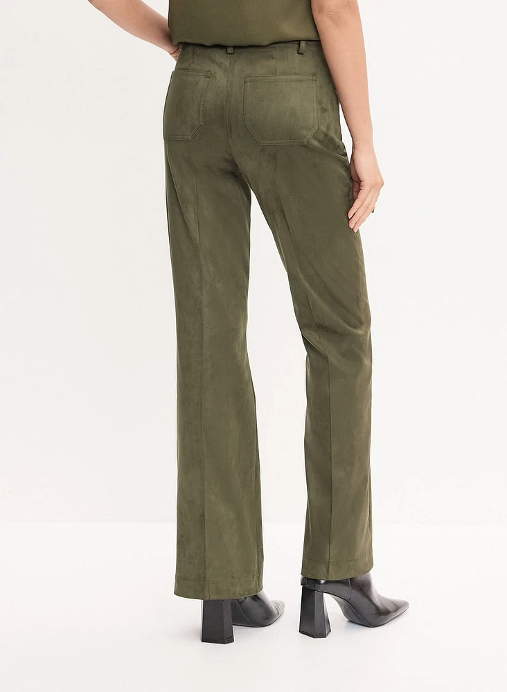 Faux Suede Pants