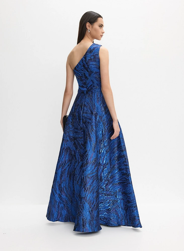 Jacquard Ballgown Dress