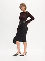 Midi Pencil Skirt