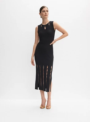 Joseph Ribkoff - Robe à billes en tricot côtelé
