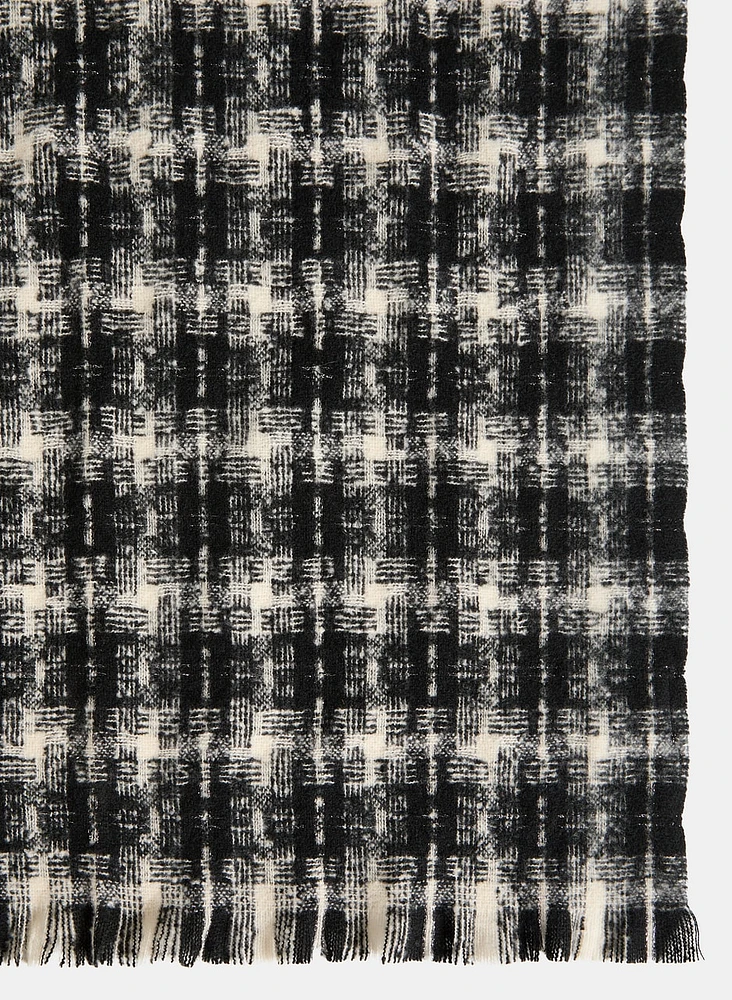 Plaid Print Scarf