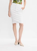 Denim Pencil Skirt