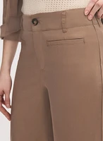 Cropped Wide Leg Pants
