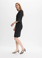 Bell Sleeve Jersey Dress