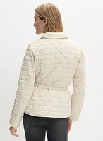 Manteau matelassé à ceinture