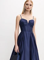 Satin Corset Gown