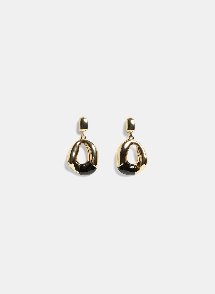 Abstract Drop Earrings