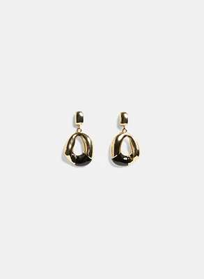 Abstract Drop Earrings