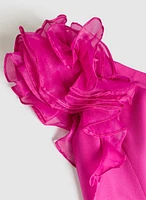 Ruffled One-Shoulder Dress
