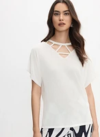 Joseph Ribkoff - Cut-Out Detail Top