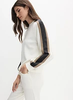 Contrast Stripe Top
