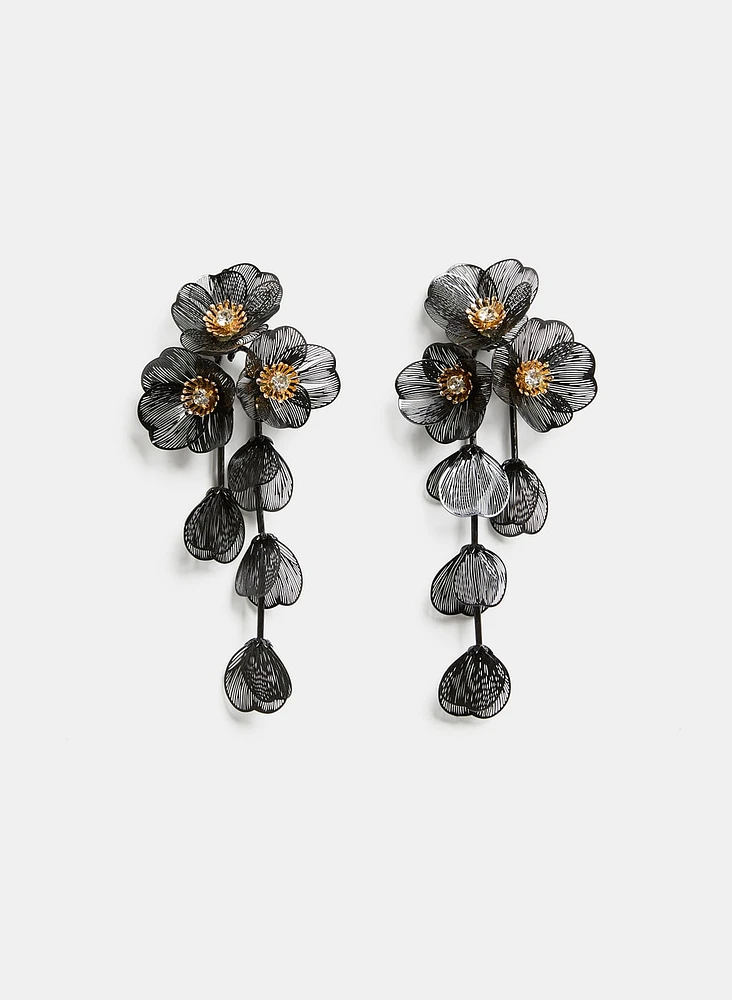 Floral Mesh Earrings