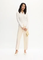 Wide Leg Culotte Pants