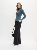 Wide-Leg Cargo Pants