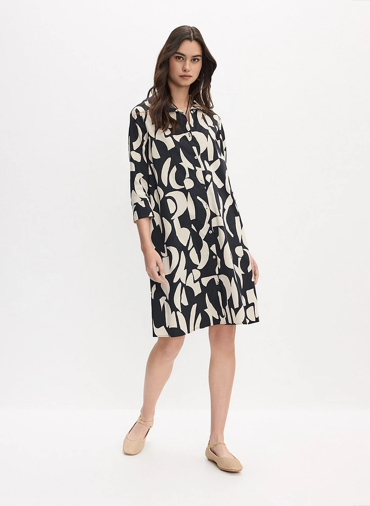 Joseph Ribkoff - Geometric Print Dress