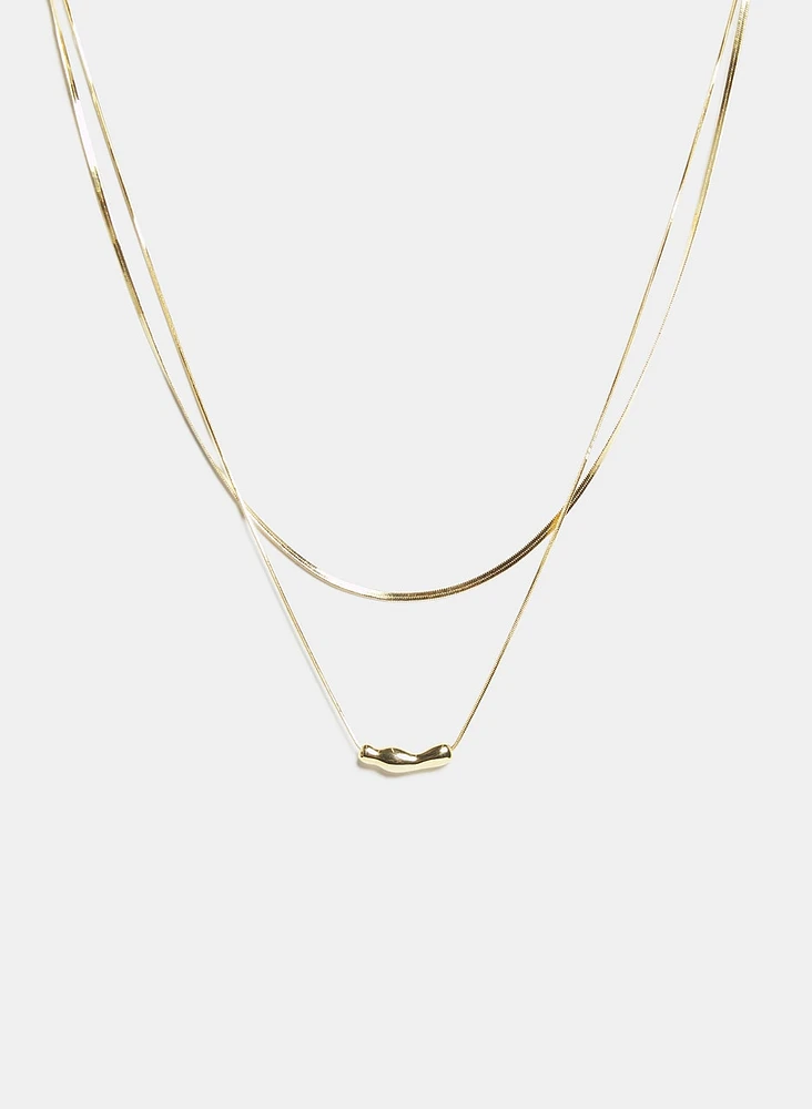 Double Chain Necklace