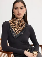 Cheetah Print Oblong Scarf