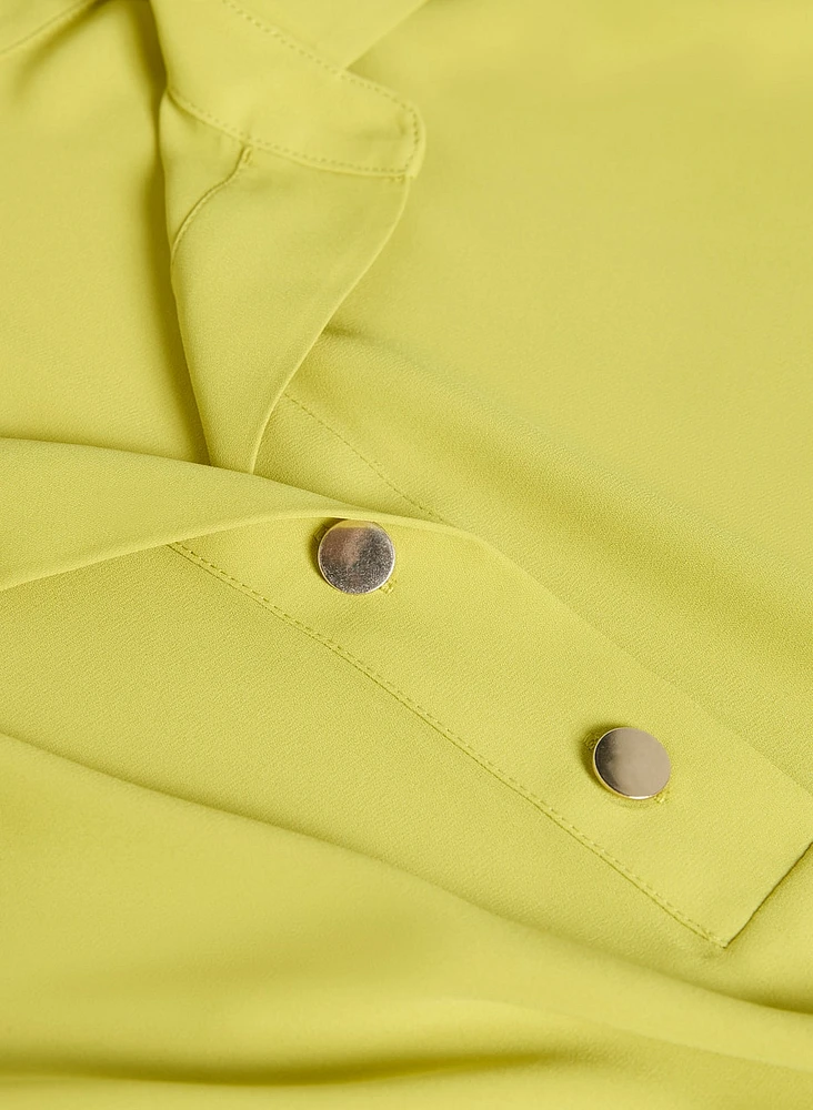 Button Placket Blouse